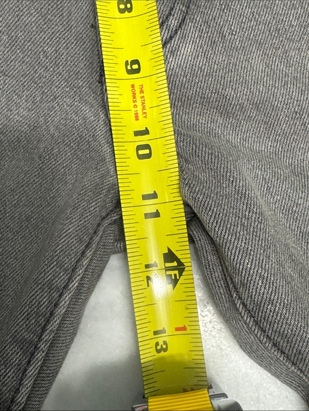 Levi's 501 ‘93 Premium Big E Men's Washed Gray Slim Straight Jeans Size W31X34 - Picture 12 of 14